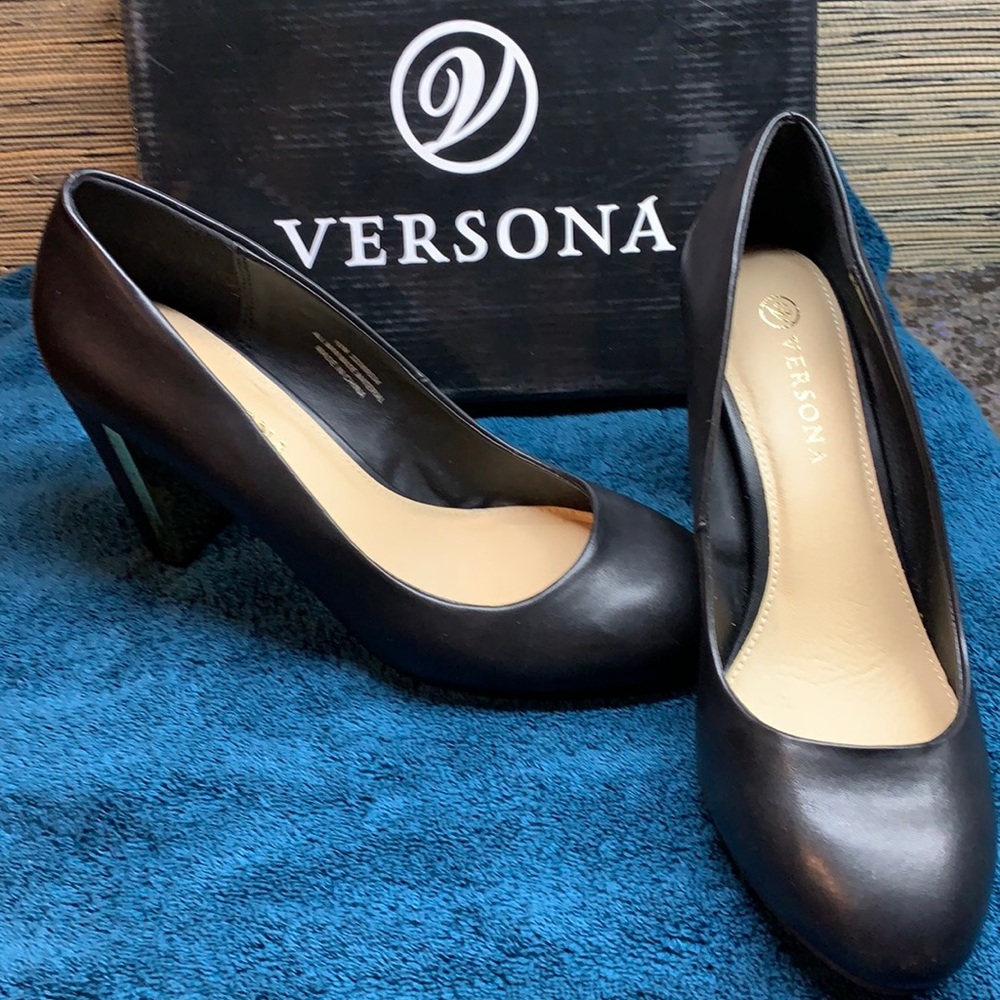 Versona black heels.
